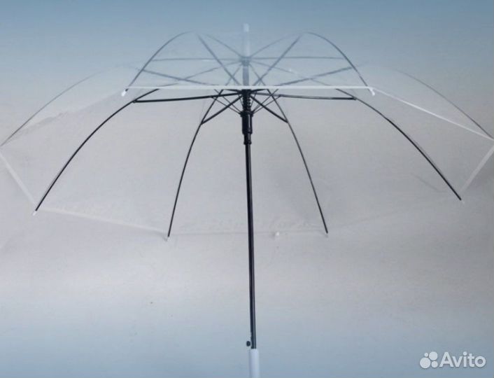 Прозрачный зонт