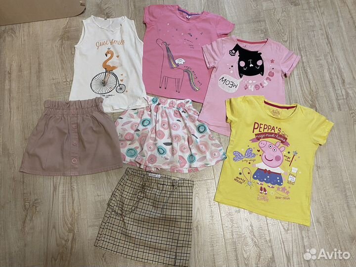 Пакет вещей,одежда для девочки 122-128