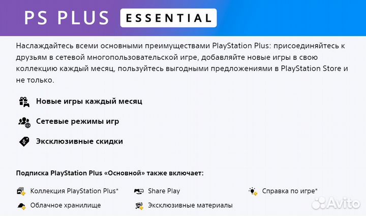 Подписка PS Plus Deluxe 12 мес. + Demon Souls