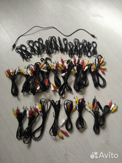 Переходник rca 3- jack 3,5:rca 3-rca 3,:jack -jack