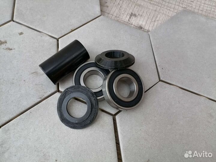 Каретка bmх Mid19 / USA вал CrMo 8/48 + пыльники