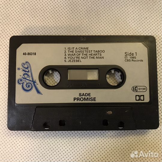 Кассета Sade - Promise, 1985, Holland