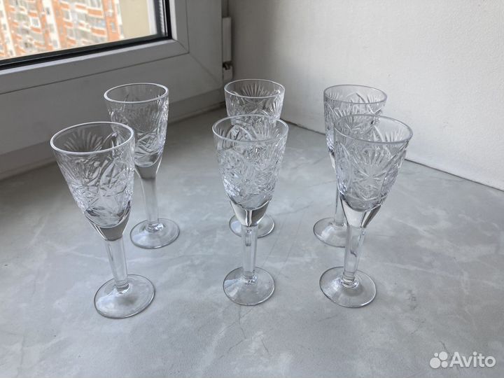 Рюмки Дятьковский хрусталь набор 6 шт
