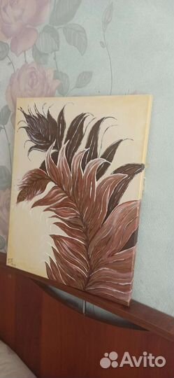 Картина акрилом на холсте