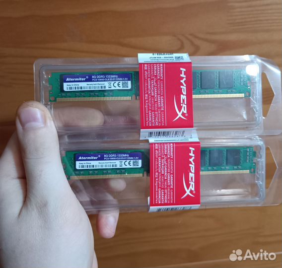Оперативная память Kingston HyperX Fury DDR3 16GB