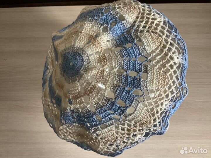 Берет женский летний вязаный