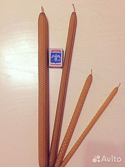 Свечи восковые церковные