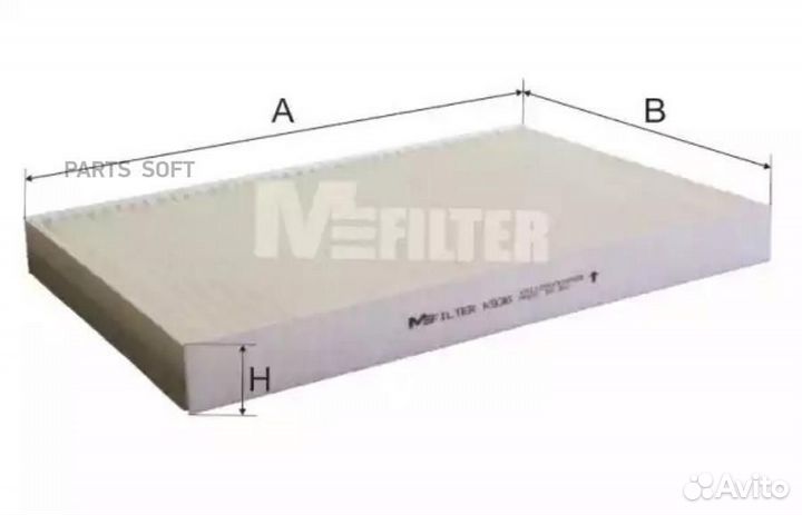 M-filter K936 K 936 фильтр салона\ Audi A4/A6 04