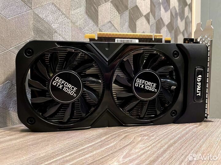 Palit GeForce GTX 1050 Ti dual OC 4гб