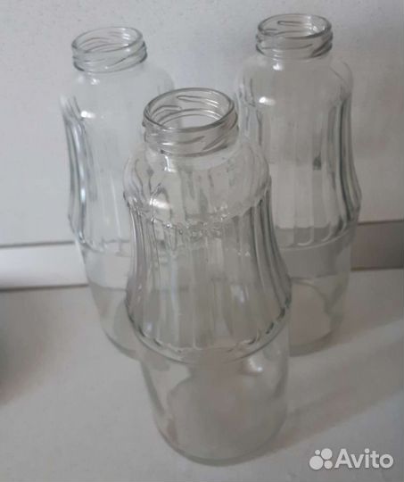 Стеклянная бутылка 1 л