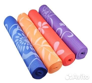 Коврик для йоги Silapro 61 х 173 х 0.4 см пвх фио