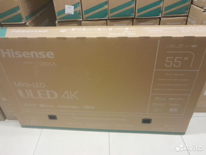 Hisense 55U8KQ Mini LED официальная гарантия