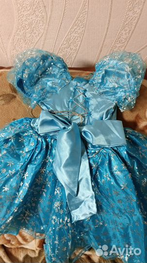 Новогоднее платье Снежинка