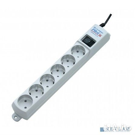 ZIS Сетевой фильтр Pilot - S 5 евро, 1 росс. 3 м