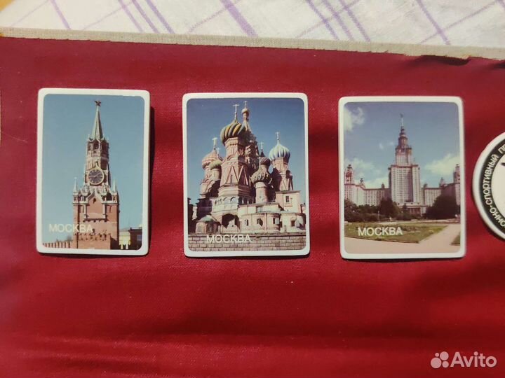 Набор значков Москва