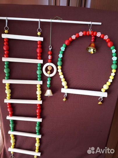 Игрушки для попугаев