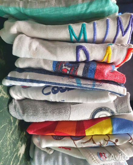 Вещи для прикорма пакетом бесплатно на 6-12 мес