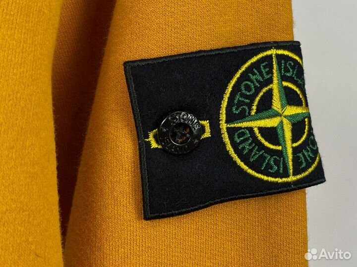 Hoodie Stone Island Zip Rust 23FW