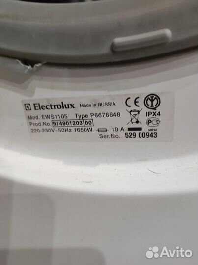 Стиральная машина Electrolux EWS 1105