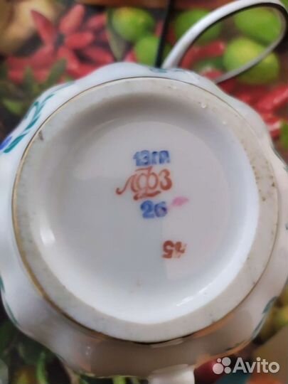 Молочник и сахарница Лфз СССР