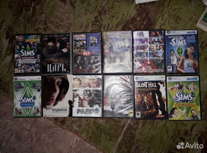 DVD и CD диски фильмы игры