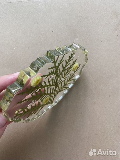 Подставка гербарий из эпоксидной смолы