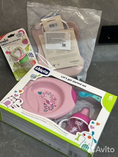 Набор детской посуды chicco