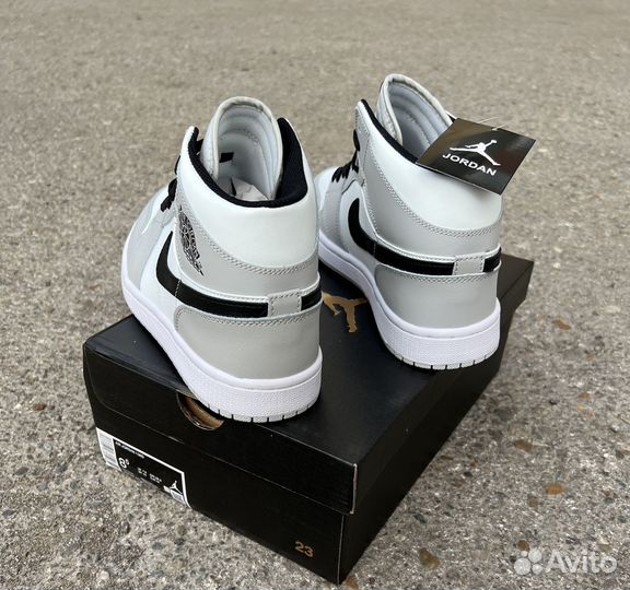 Air Jordan 1 Mid Smoke Grey р.41-45 кожа