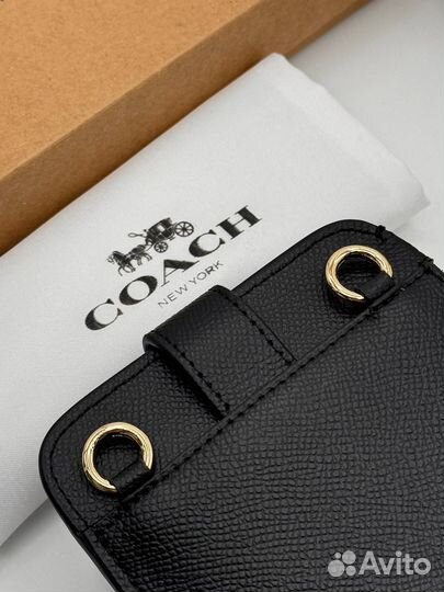 Сумка чехол для телефона Coach *Люкс