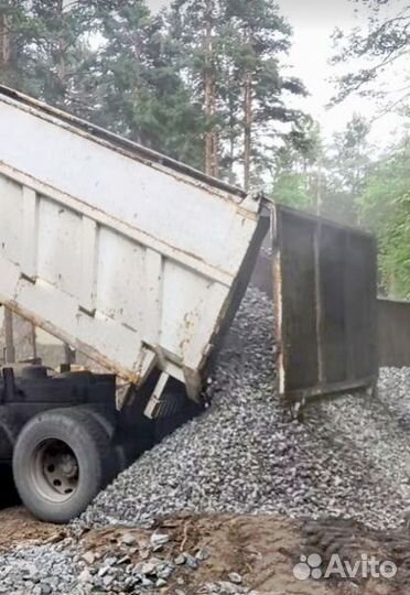 Щебень гравийный