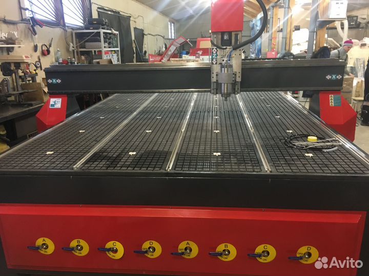 Фрезерный станок с чпу 2100x3000x200мм 3,0 кВт *