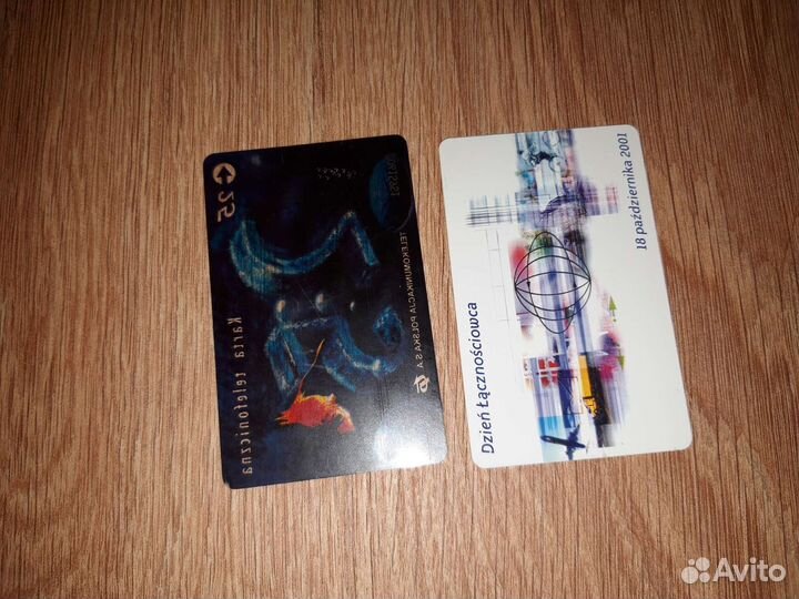 Набор карточек для телефонных аппаратов Польша