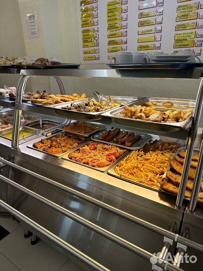 Линия раздачи для столовых