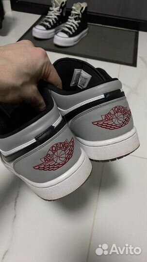 Nike air jordan 1 low light smoke grey оригинал