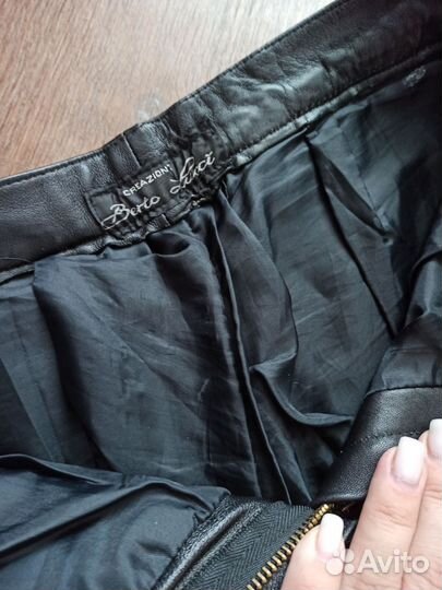 Кожаные брюки