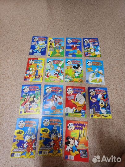 Комиксы Микки Маус,Стивен Кинг,Том и Джерри и др