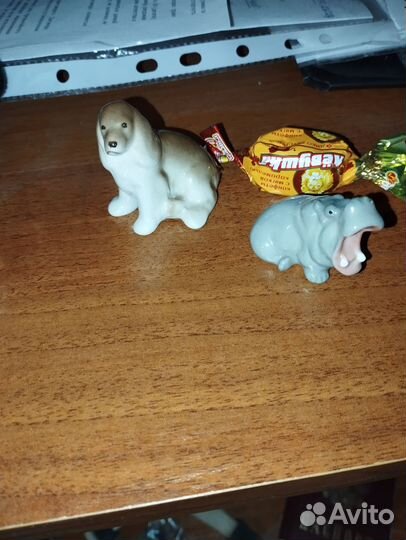 Фигурки лфз. Собака и бегемот
