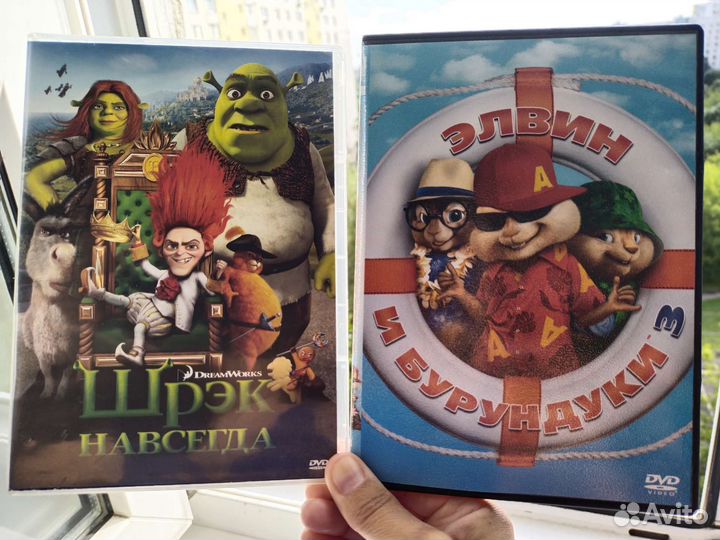 DVD-диски Мультики/много мультфильмов на дисках