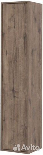 Пенал Aquanet Lino Flat 35 дуб веллингтон