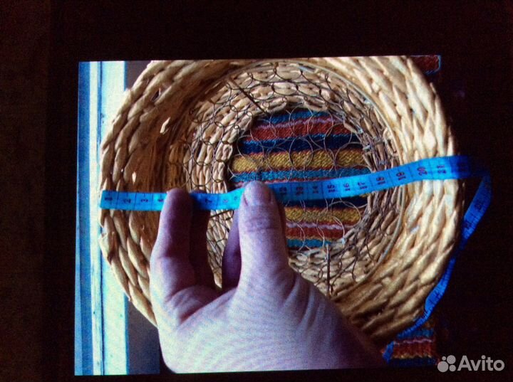 Корзина для освещениея пасхального кулича и яиц