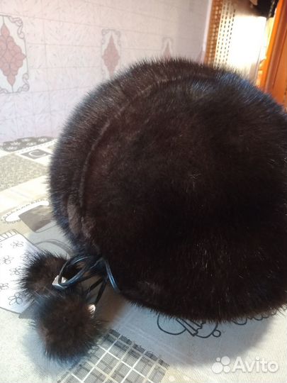Шапка норковая женская бу