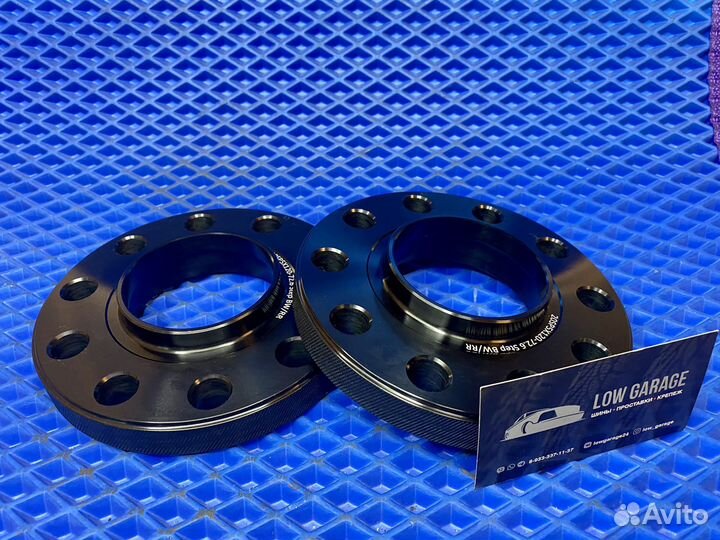 Проставки 5х120 20мм цо72.6 сквозные. Черные