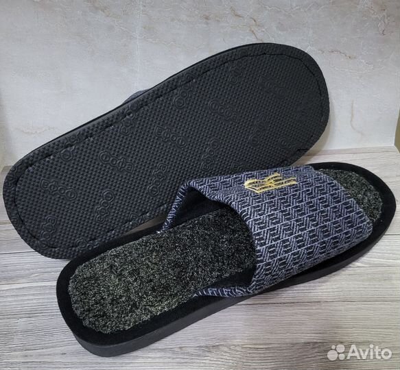 Тапки домашние мужские 43/44 р (29 см), новые