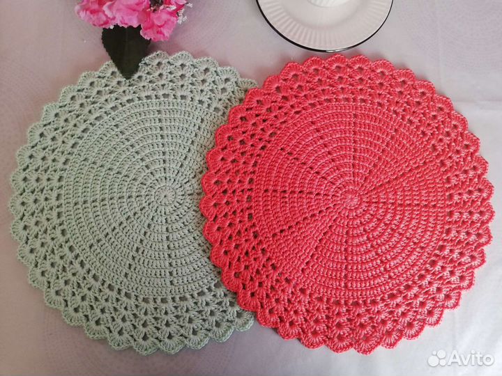 Салфетка вязаная