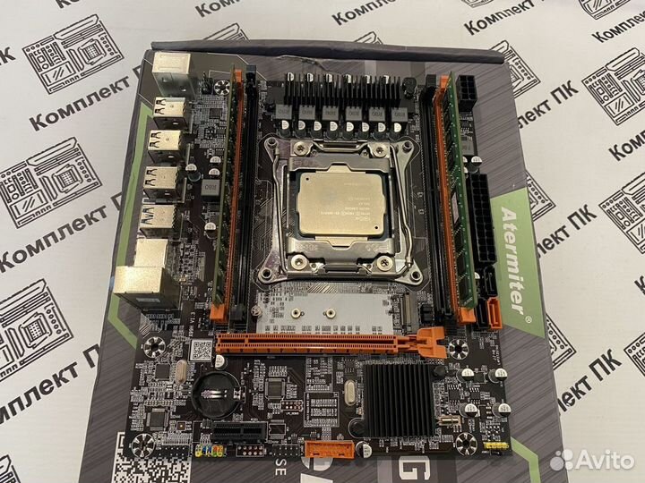 Комплект Xeon 2683v3(14/28 ядер) + x99 D4 + 16gb