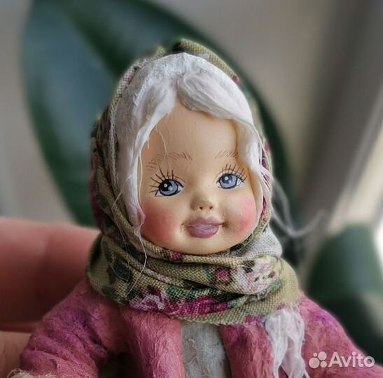 Ватные елочные игрушки