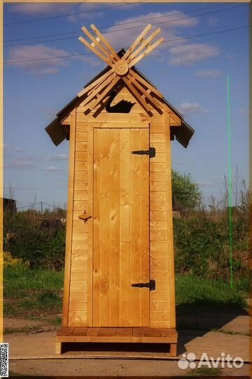 Дачный туалет с установкой SKU001