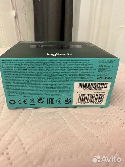 Веб-камера Logitech HD Pro C920