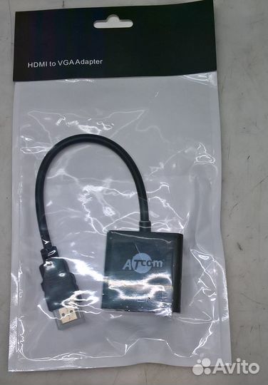 Переходник/адаптер Atcom hdmi - VGA (AT1013), 0.1