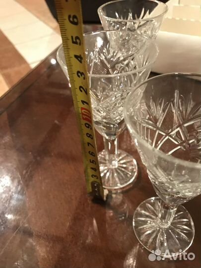 Хрусталь Времён СССР. Новый Стаканы Рюмки Ваза